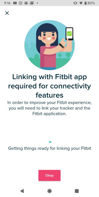 kết nối ứng dụng fitbit với trình theo dõi