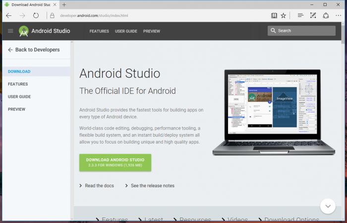 Unduh Android Studio