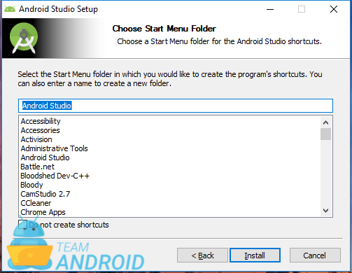 Instal Android Studio - Wizard Konfigurasi 5