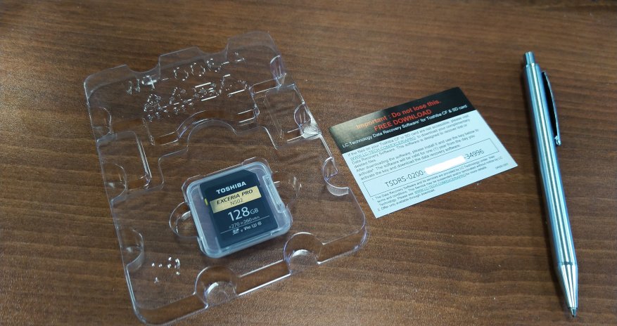 Tinjau kartu memori Toshiba Exceria Pro N502 128 GB 3