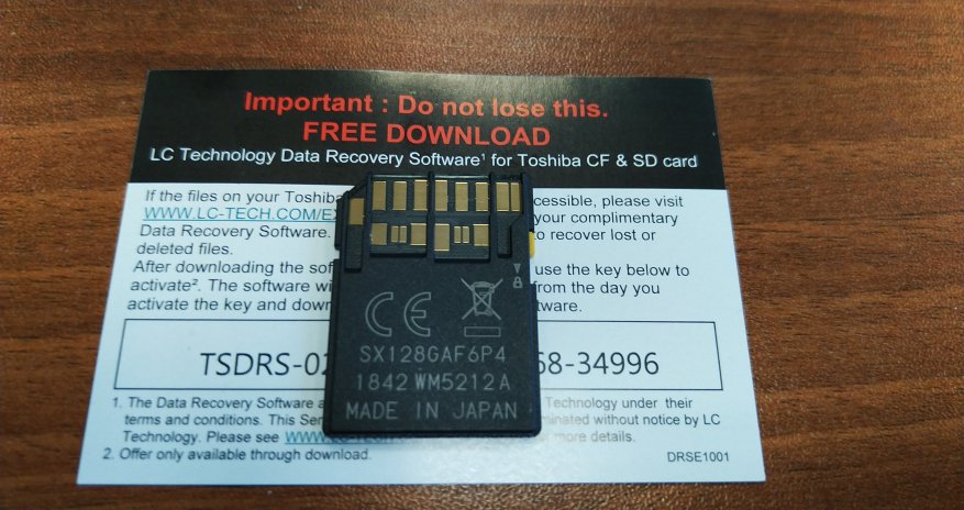 Tinjau kartu memori Toshiba Exceria Pro N502 128 GB 5