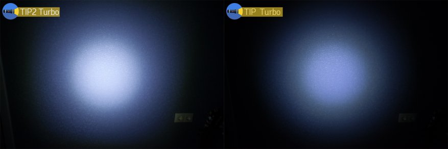 Ulasan Nitecore Tip2 720 lumens: Perbandingan dengan Nitecore Tip 21