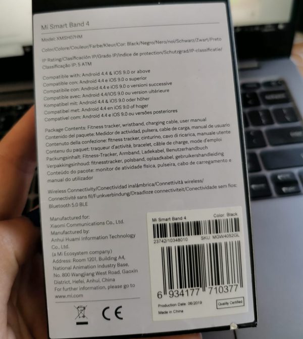 Xiaomi Mi Band 4 aktif Amazon: Waspadalah terhadap yang salah 3