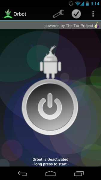 Perbaiki Orbot / Tor untuk Android 4.1 Perangkat Jelly Bean 2