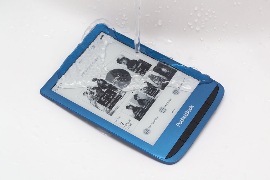 Ulasan PocketBook 632 Aqua: pembaca flagship 6-inci ultra-kompak dengan anti air 8