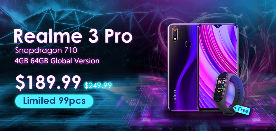 Realme 3 Pro diluncurkan (Beli dan dapatkan Mi Band 4 gratis)
