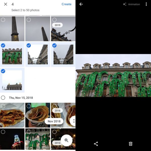 GIF dan Google Fotos