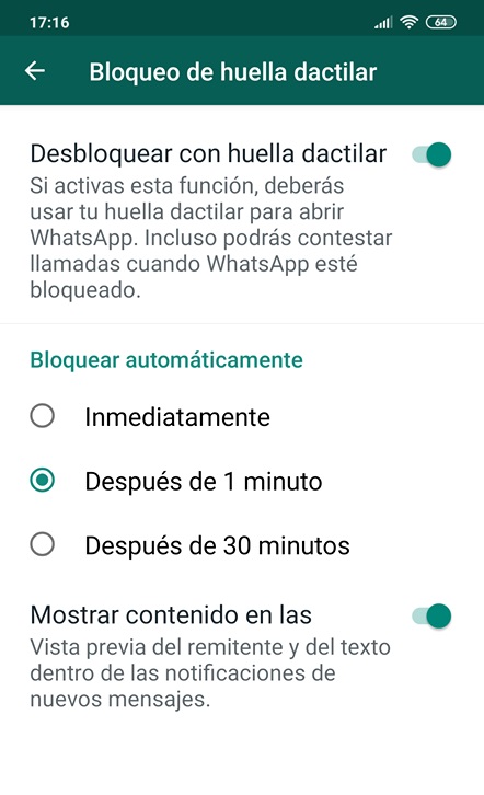 WhatsApp mengimplementasikan pemblokiran sidik jari dalam beta untuk Android 1