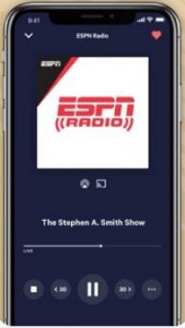 TuneIn - Đài phát thanh NFL, Âm nhạc miễn phí, Thể thao và Podcast