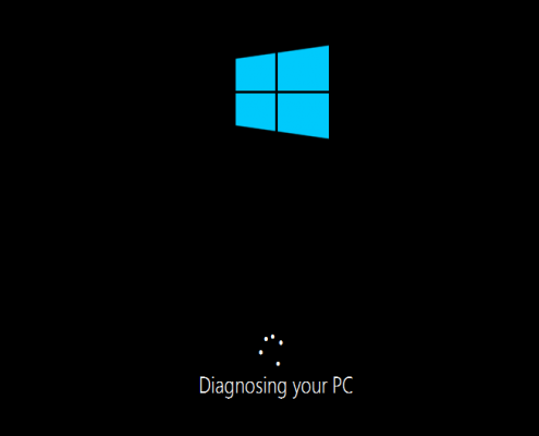 mendiagnosis Windows 10 PC