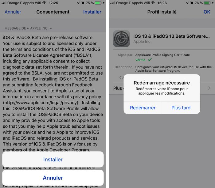 iphone finir installer profile beta Komentar untuk lebih besar dan installer dari iOS 13 untuk iPhone