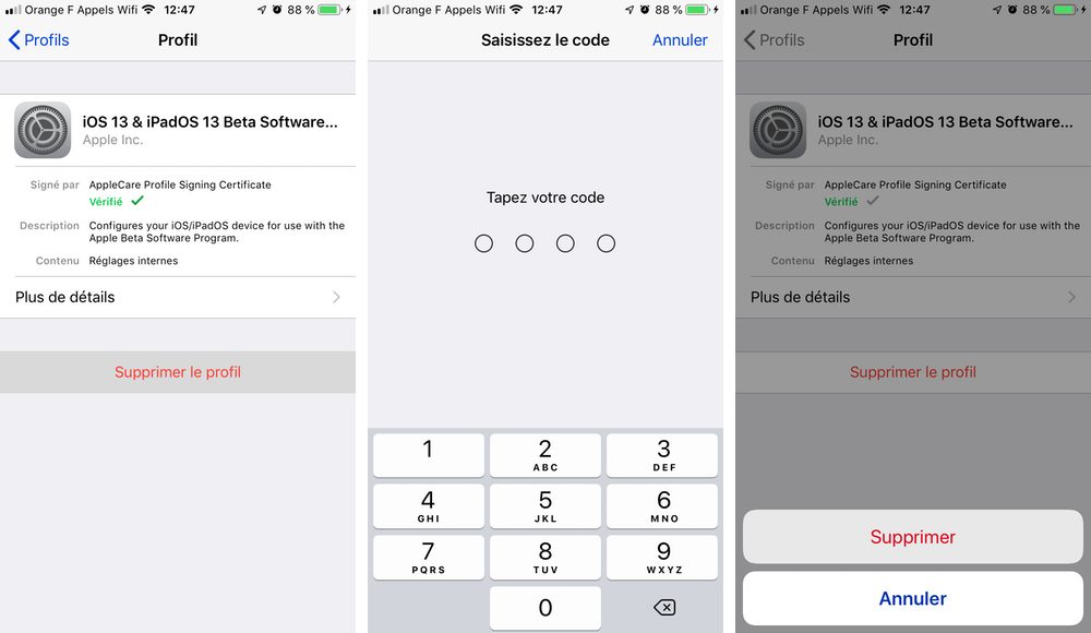 memasok profil beta Komentar untuk lebih besar dan installer dari iOS 13 untuk iPhone