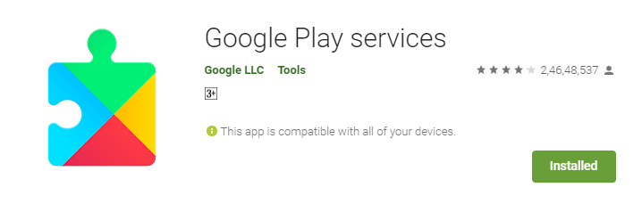 aplikasi layanan google play
