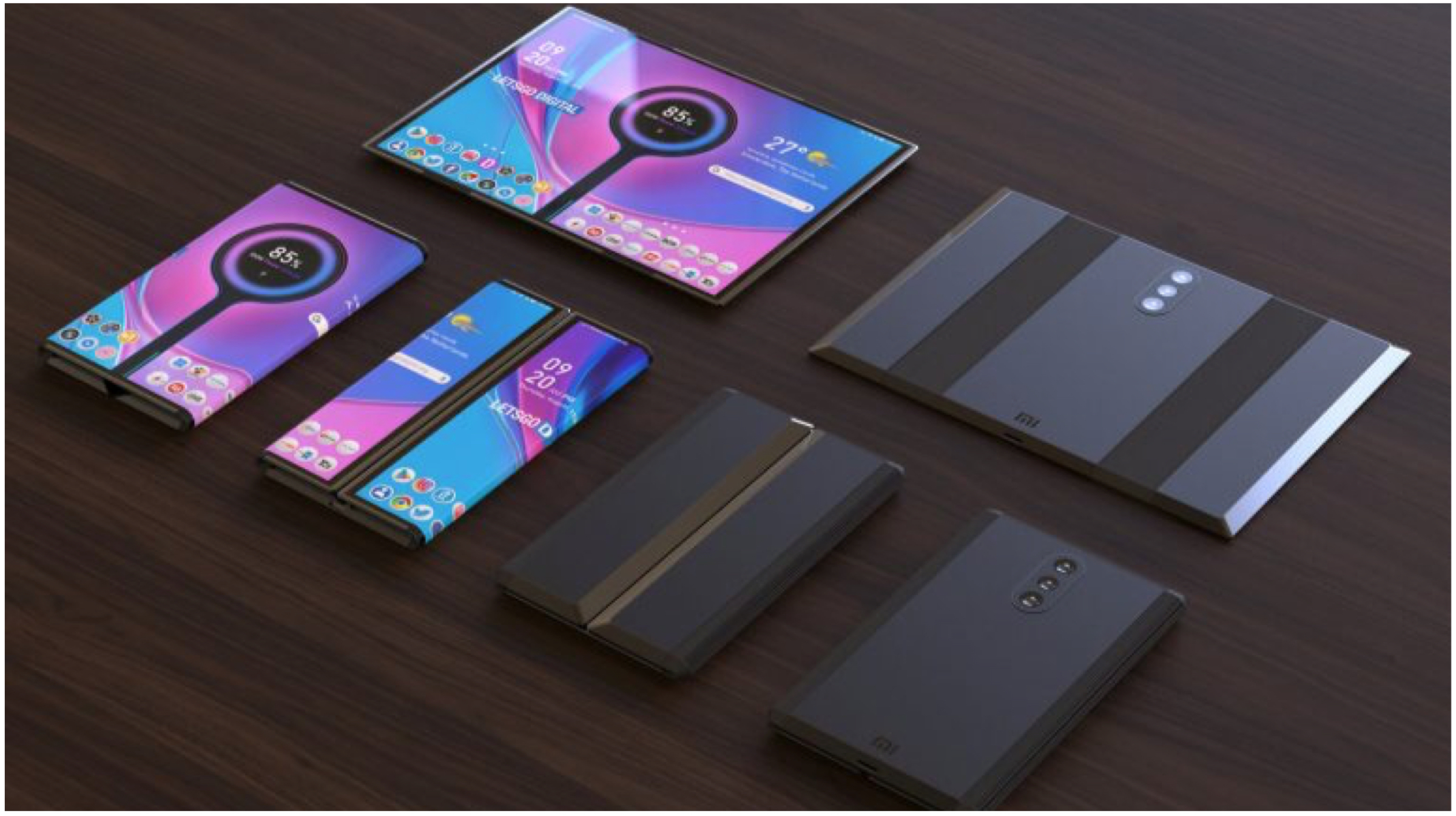 Xiaomi Paten Smartphone Yang Mengubah Menjadi Tablet 2