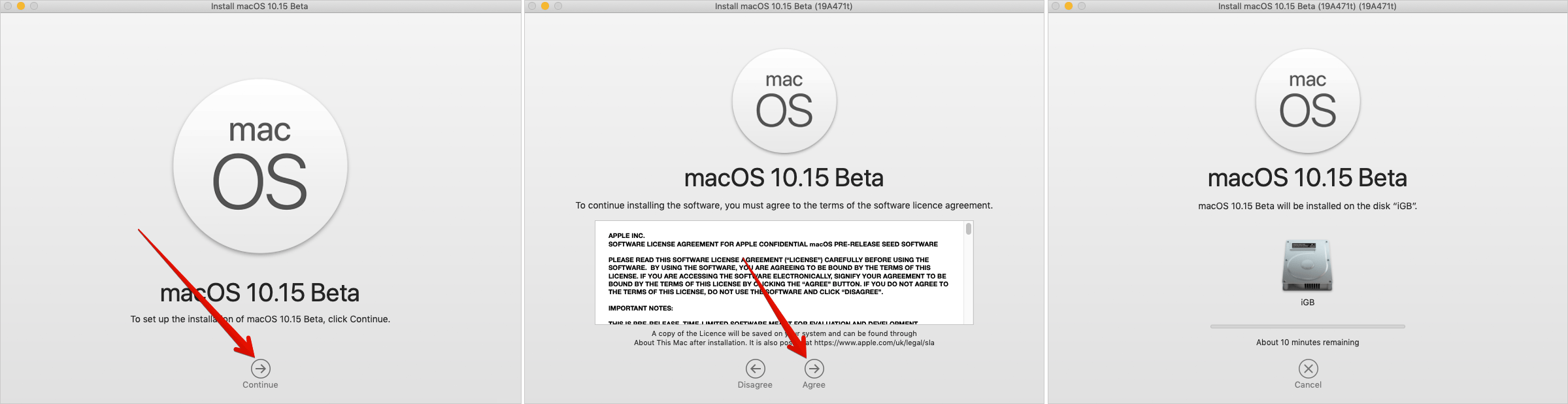 Instal MacOS Catalina di Mac tanpa Akun Pengembang
