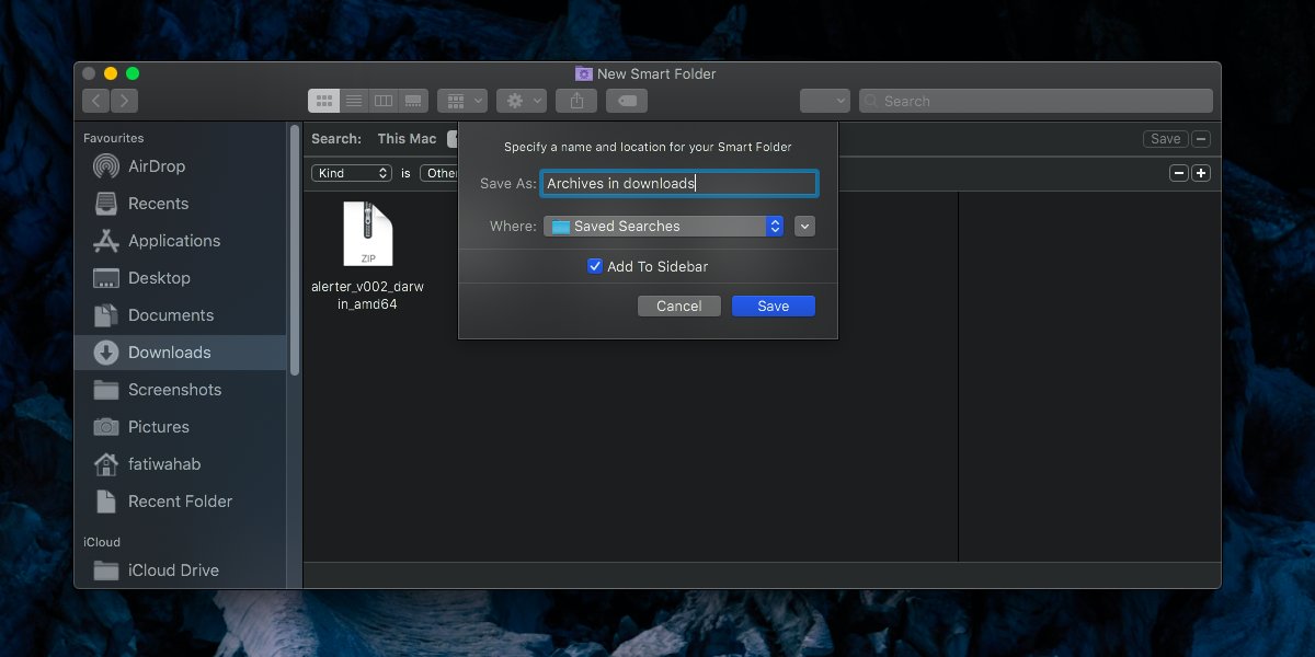 Cara membuat Folder Cerdas di macOS 2