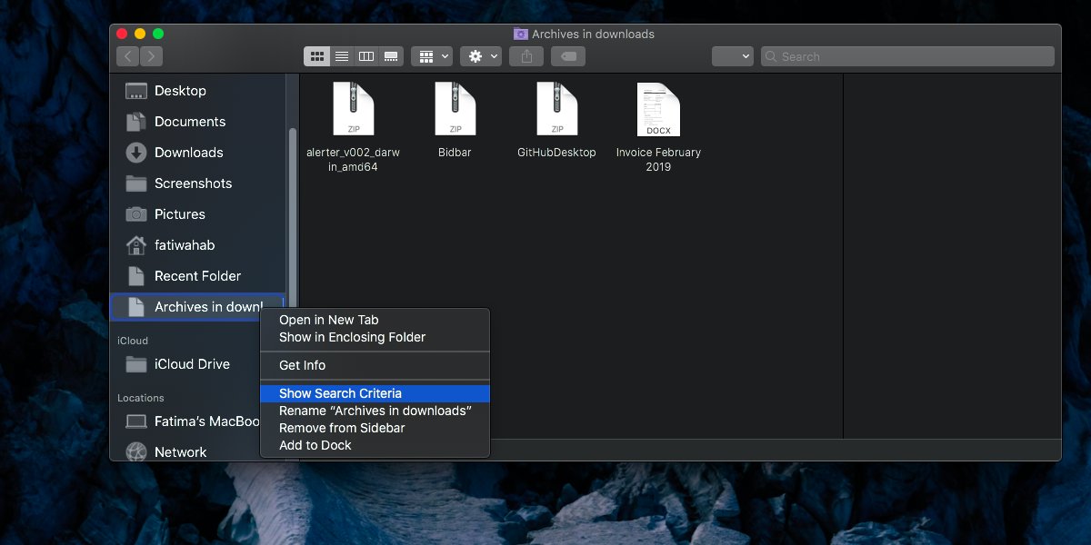 Cara membuat Folder Cerdas di macOS 3