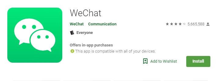 Cuộc gọi video Wechat Android