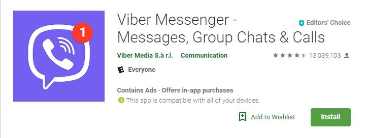 Cuộc gọi video Viber Android