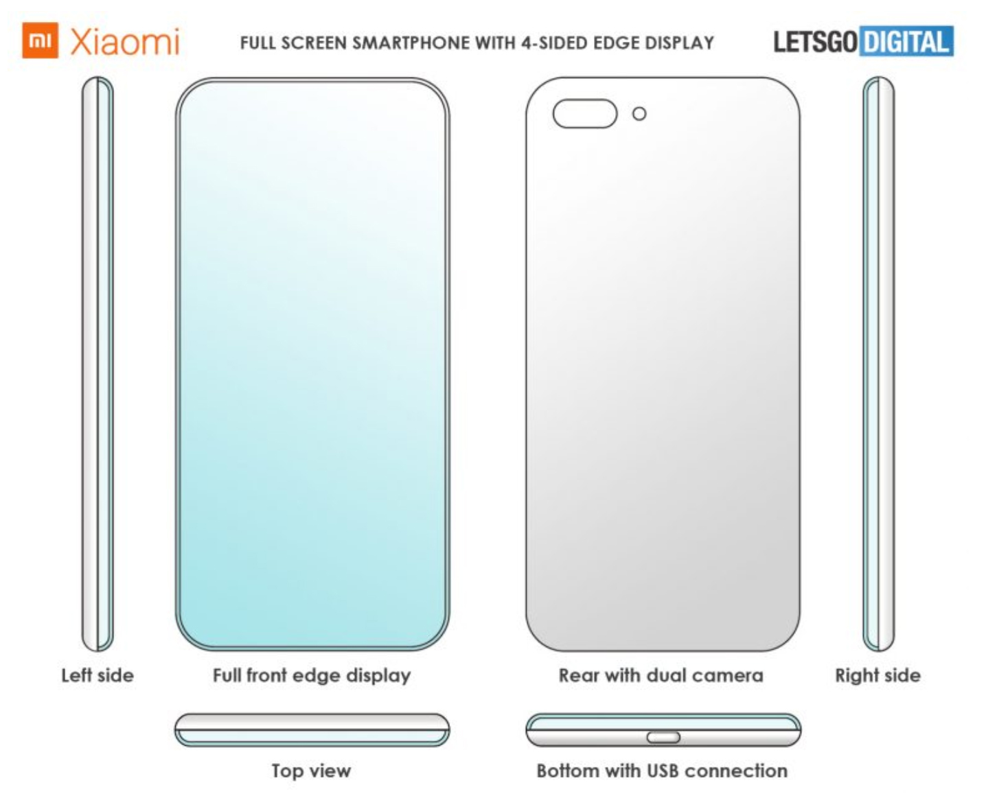 Xiaomi mematenkan ponsel semua layar dengan empat ujungnya yang melengkung 2