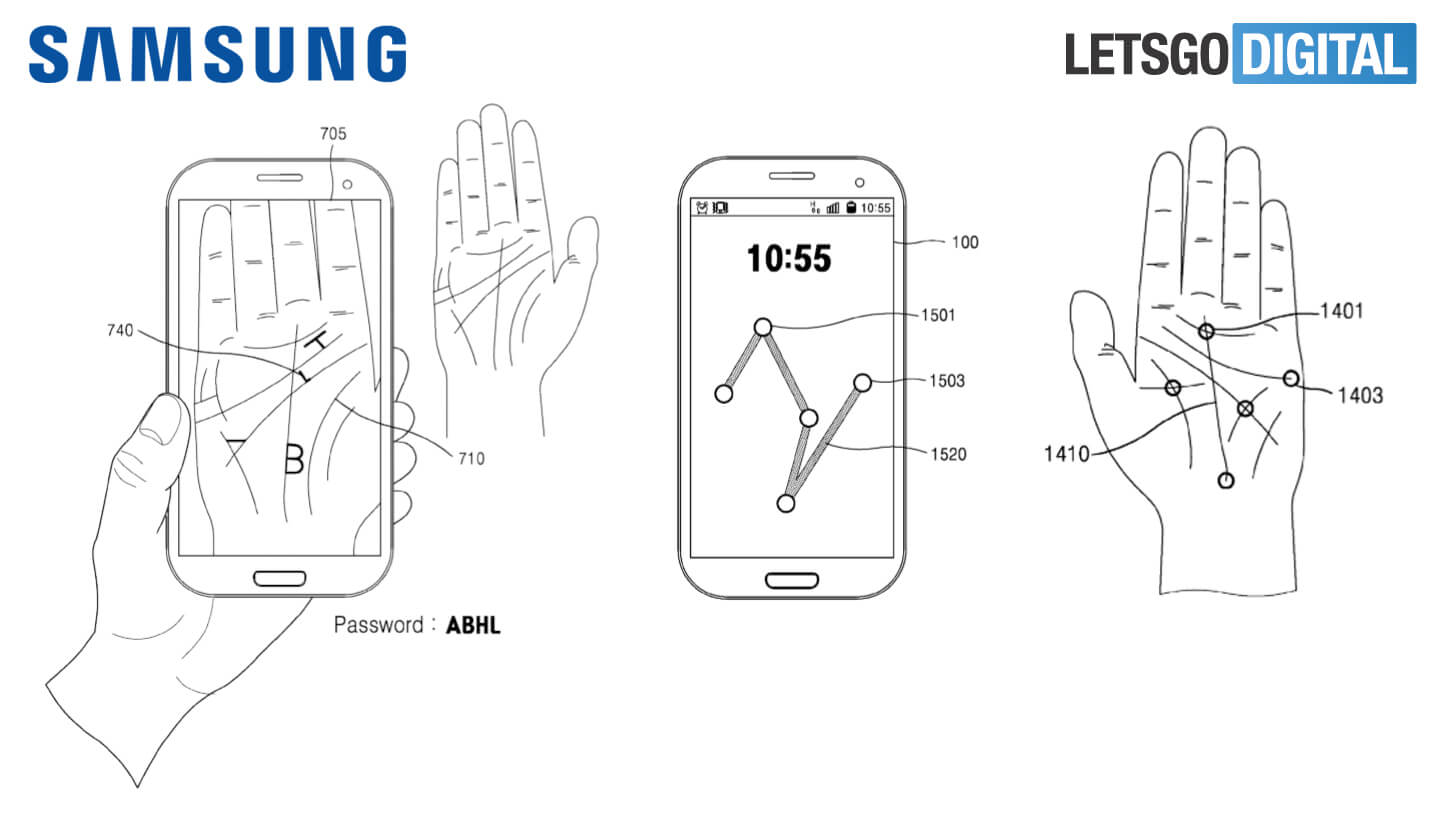 Masa depan Galaxy ponsel yang dilengkapi sensor Samsung palm vein 2