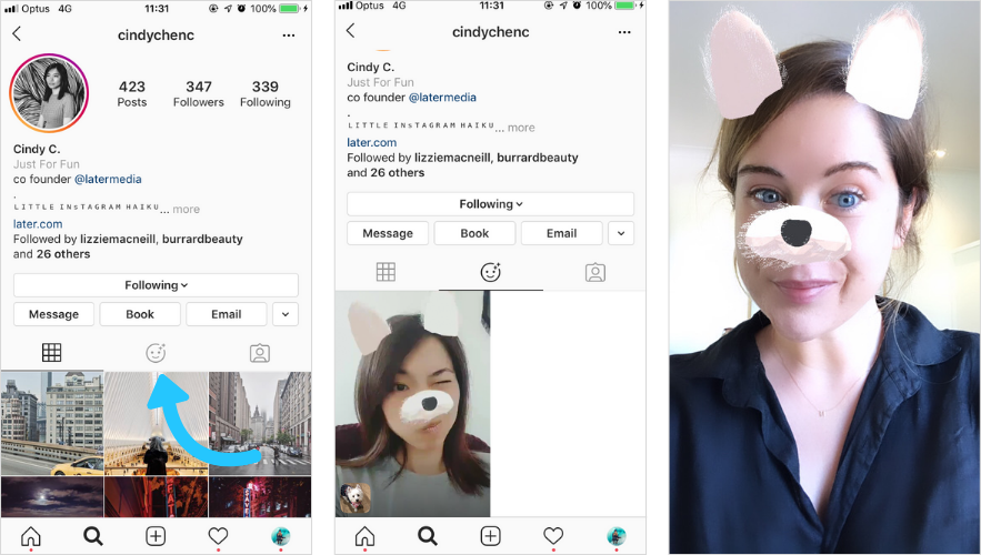 Membuat Instagram Filter cerita: Stella Filter 