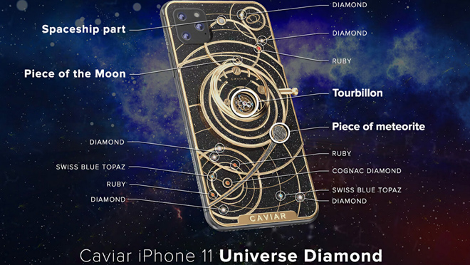 iPhone 11 од кавијар дијамант 