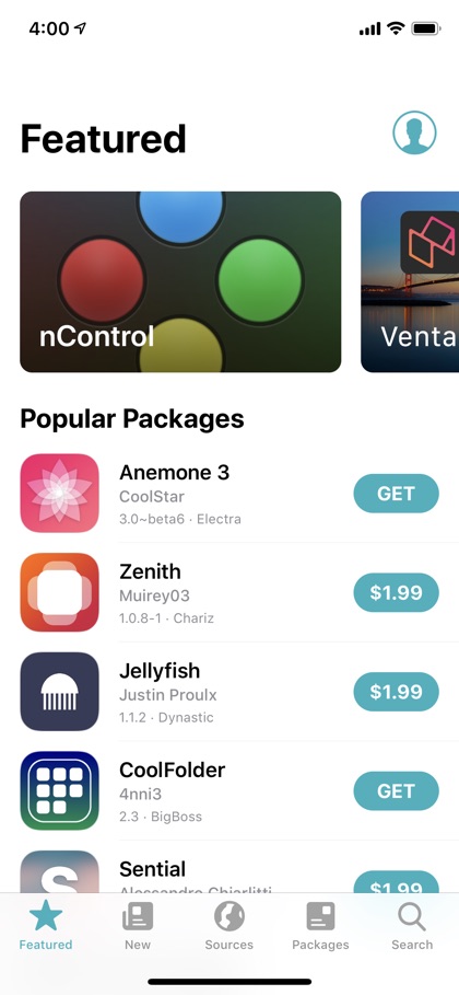 Sileo chạy trên iOS 12.4