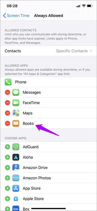 Исключить приложение левого экрана из Iphone Ipad 4