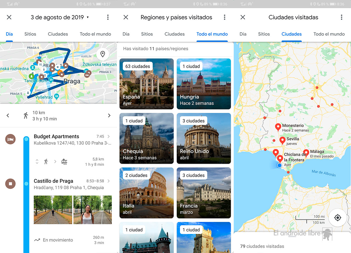 Google Maps menjadi buku harian perjalanan dengan pembaruan Kronologi 1