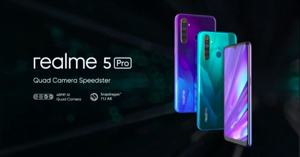 Realme 5 Pro dan Realme 5 resmi di Rs. 13.999 dan Rs. 9.999 masing-masing
