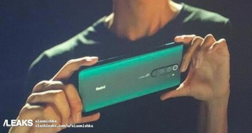 Redmi Note 8 Pro fungerade med en quad-bakkamera