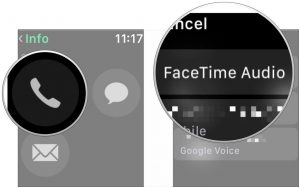 FaceTime gọi cho bạn Apple Watch