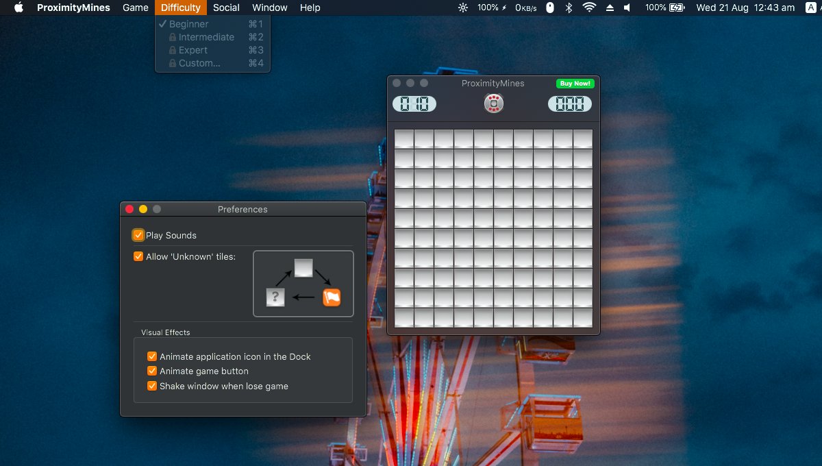 Bagaimana cara memainkan Classic Minesweeper di macOS 2