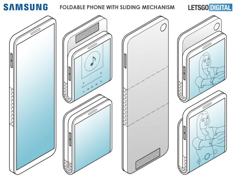 Samsung запатентовал новый дизайн для второго поколения Galaxy Fold  один