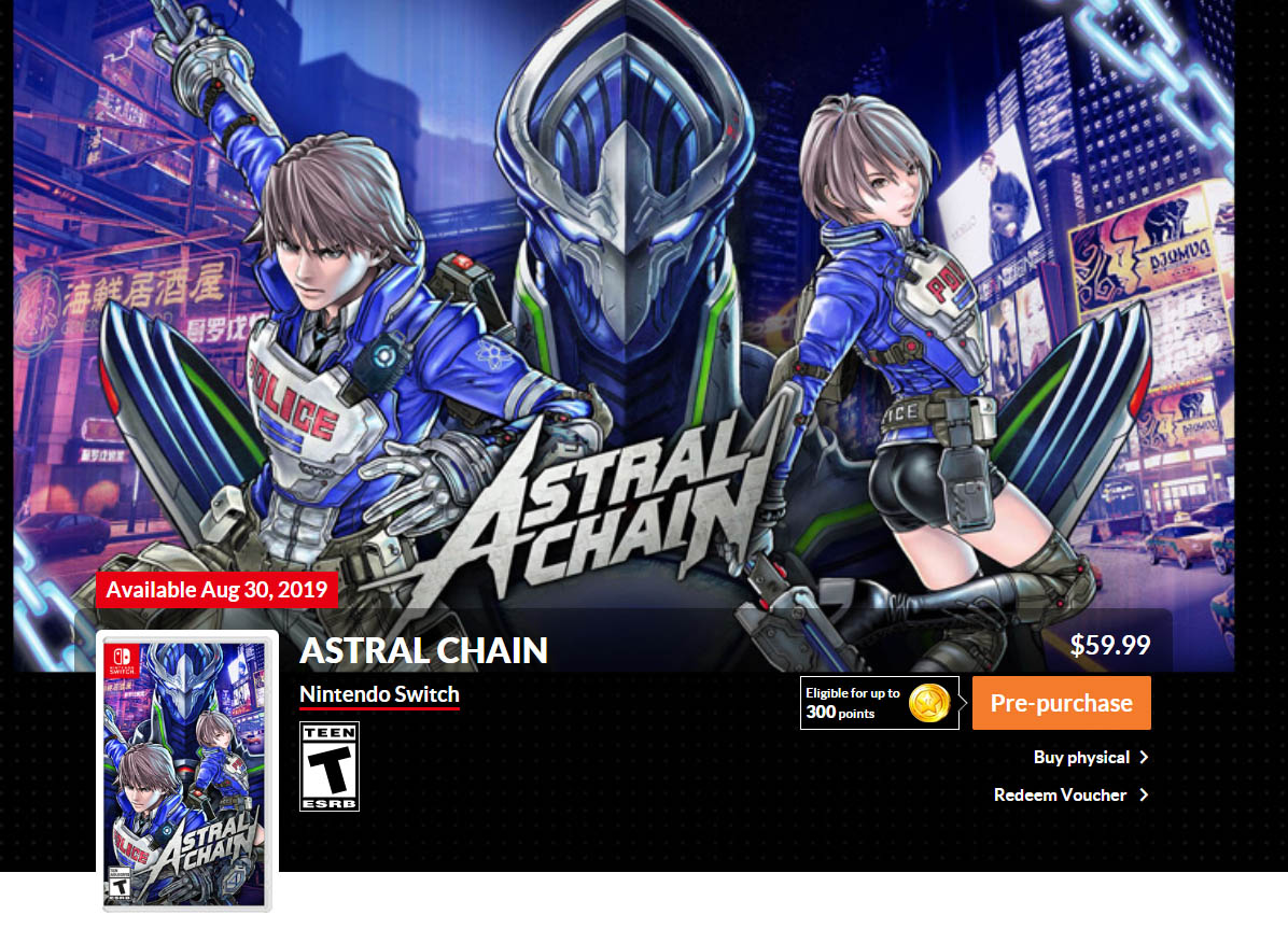 Astral Chain sekarang tersedia untuk pra-pembelian di situs web Nintendo