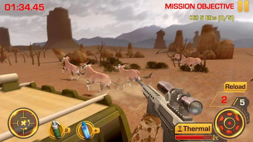 Wild Hunter 3D adalah salah satu game berburu terbaik untuk Android