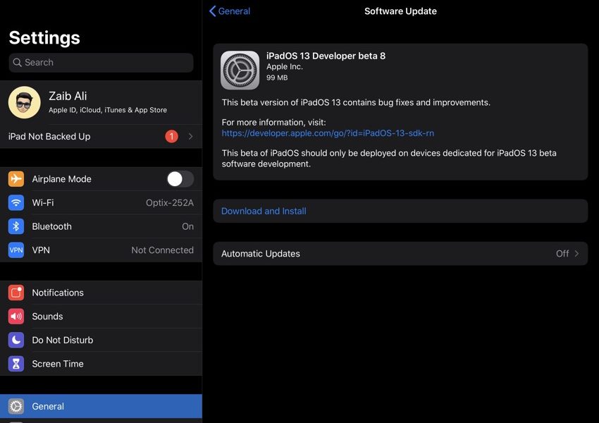 iOS 13 Developer Beta 8 Dirilis Bersama Dengan watchOS 6 Beta 8