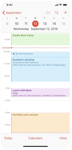 Kalender iOS terbaik Apple Aplikasi