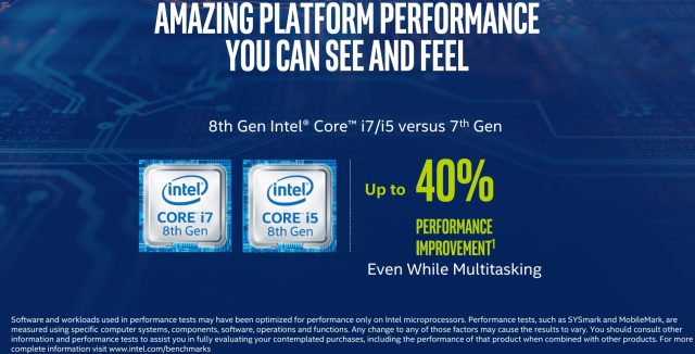 Spustenie spoločnosti Intel 6- Mobilné procesory desiatej generácie, ale limity výkonu môžu čipy zrýchliť 4"width =" 640 "height =" 326