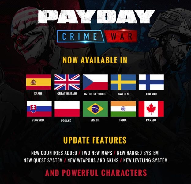 PAYDAY: Crime War secara resmi tersedia di berbagai negara 1