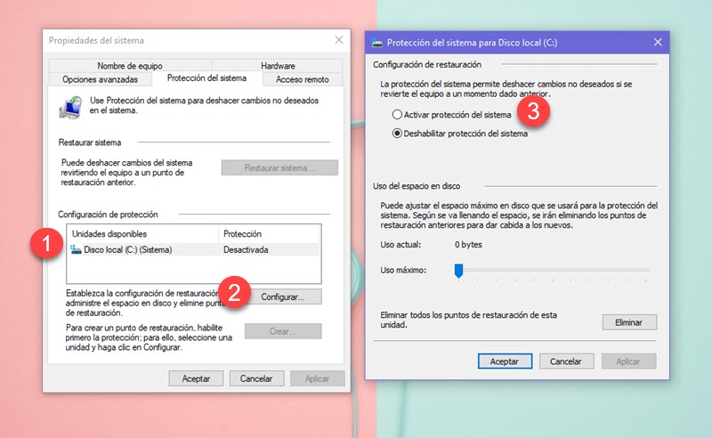 Làm thế nào để tạo một điểm khôi phục trong Windows 10 2
