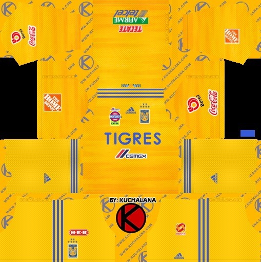 Kit rumah UANL Tigers