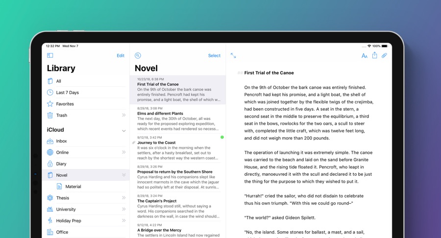Aplikasi Penulisan Terbaik Untuk Pengguna iPad Untuk Era Pasca-Laptop 1