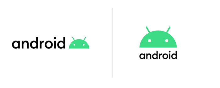 El nuevo logo de Android 10 "width =" 700 "height =" 280