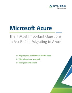 5 Наиболее важные вопросы, которые нужно задать перед переходом на Azure 2