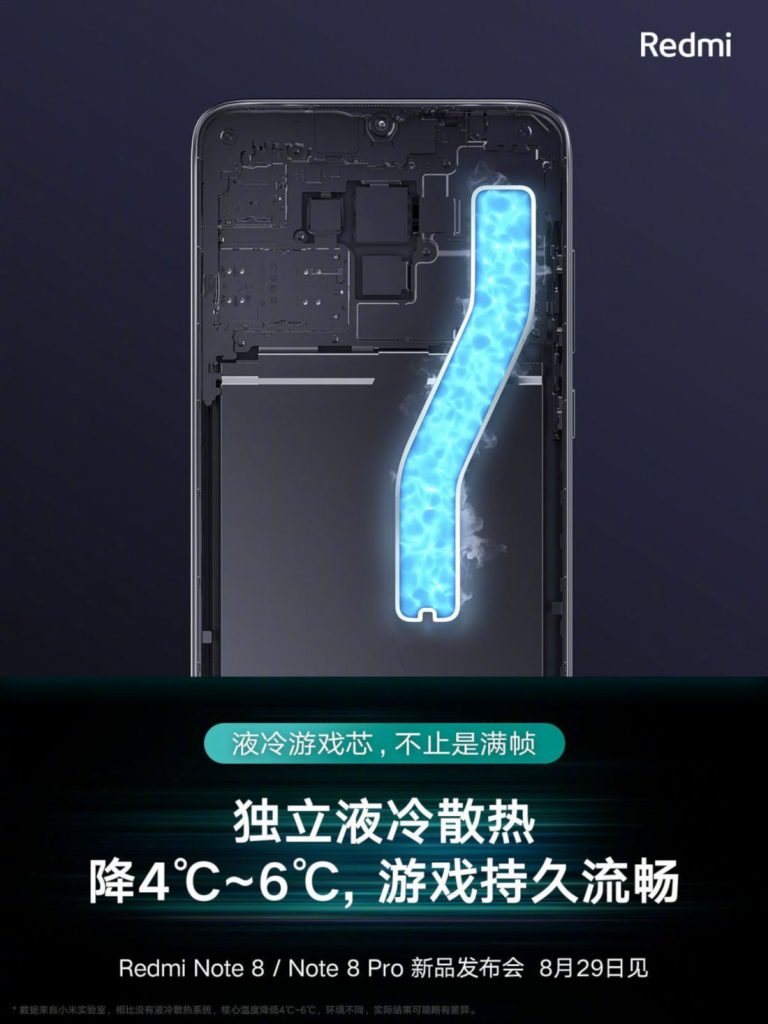 Redmi Note 8 Pro akan hadir dengan aksesoris game eksklusif; Pendinginan cairan, detail kamera 64MP menggoda 1