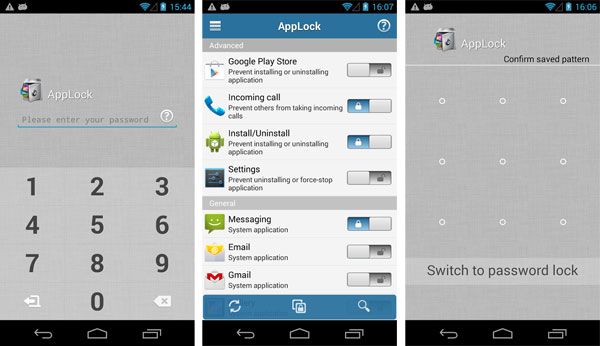 AppLock Android App - pengunci aplikasi android terbaik