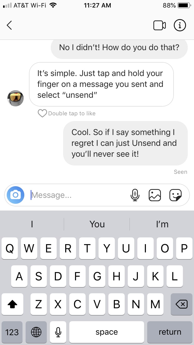 Instagram Pesan Hilang iPhone