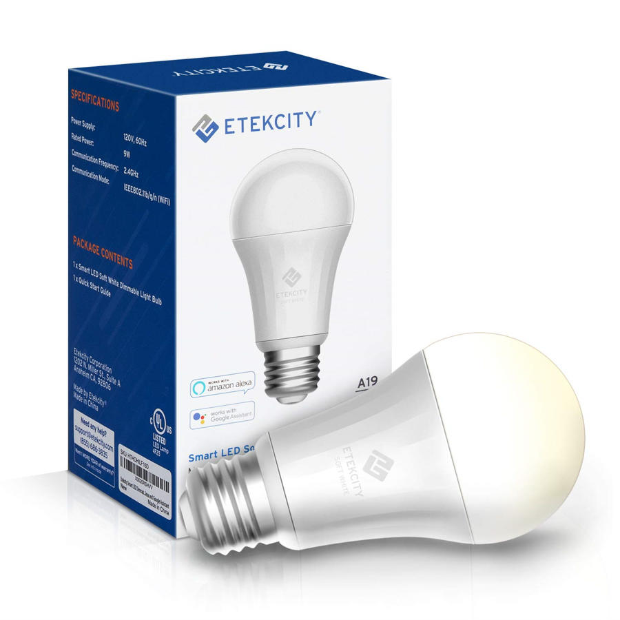 Etekcity Smart Plug dan Smart LED Bulb - Kompatibel dengan keduanya Amazon Alexa dan Beranda Google 1
